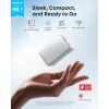 Powerbank Anker Nano, 10000mAh, 45W, QC + PD, Fehér A1638H21-194644223861 5 kép