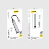 Dudao HUB 4in1 USB-C - 4x USB-A (3 x USB2.0 / USB3.0) 6.3cm fekete (A1-6973687247065 5 kép