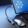 Dudao HUB 4in1 USB-C - 4x USB-A (3 x USB2.0 / USB3.0) 6.3cm fekete (A1-6973687247065 6 kép