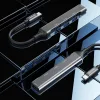 Dudao HUB 4in1 USB-C - 4x USB-A (3 x USB2.0 / USB3.0) 6.3cm fekete (A1-6973687247065 9 kép