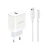 Dudao A20EU USB-A 18W hálózati töltő adapter - fehér + USB-A - Li-6976625331994 1 kép