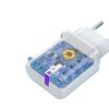Dudao A20EU USB-A 18W hálózati töltő adapter - fehér + USB-A - Li-6976625331994 4 kép