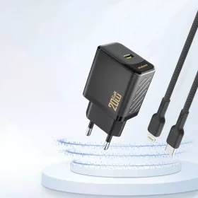 Dudao A26 PD20W GaN USB-C Töltő - Fekete-6976625334063 2 kép