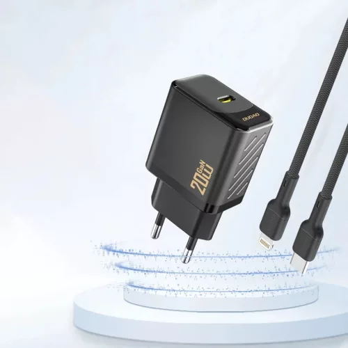 Dudao A26 PD20W GaN USB-C Töltő - Fekete-6976625334063 2 kép