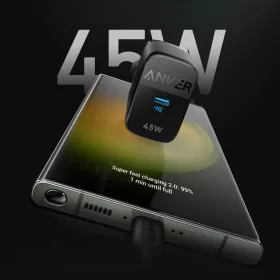 Fali töltő Anker 313, 45W, 3A, 1 x USB-C, Fekete A2643G11-194644125622 2 kép