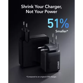 Anker Prime fali töltő, 67W, 5A, 1 x USB-A - 2 x USB-C, Fekete A2669-194644187576 2 kép