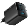 Hálózati töltő Anker 336, 67W, 3.25A, 1 x USB-A - 2 x USB-C, Fekete A2674G11