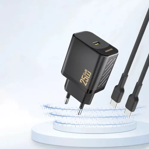Dudao A27 25W GaN USB-C Fali Töltő - Fekete-6976625334131 3 kép