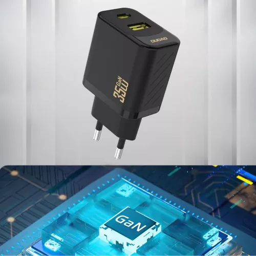 Dudao A27 Max 35W GaN fali töltő - Fekete-6977196682904 4 kép