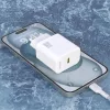 Dudao A27PCEU PD 30W GaN USB-C Falitöltő USB-C Kábellel - Fehér-6976625334186 7 kép