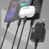 Dudao A27STEU 25W GaN USB-A fali töltő USB-A - USB-C kábellel - Fek-6976625334889 4 kép