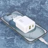 Dudao A27TCEU PD 30W GaN USB-A USB-C Fali Töltő USB-C Kábellel - Fe-6976625334223 2 kép