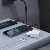 Dudao A27TCEU PD 30W GaN USB-A USB-C Fali Töltő USB-C Kábellel - Fe-6976625334223 4 kép