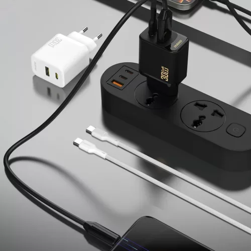 Dudao A27TCEU PD 30W GaN USB-A USB-C Fali Töltő USB-C Kábellel - Fe-6976625334223 6 kép