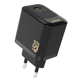 Dudao A28C 45W GaN Fali Töltő + USB-C Kábel - Fekete-6976625334278 2 kép
