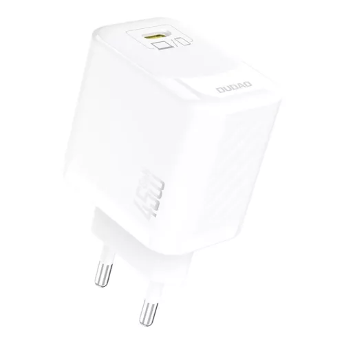 Dudao A28C 45W GaN fali töltő + USB-C kábel - Fehér-6976625334261 2 kép