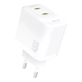 Dudao A28PEU PD 45W GaN 2xUSB fali töltő - Fehér-6976625334285 1 kép