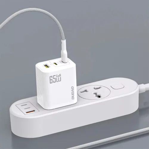 Dudao A29C 65W GaN Hálózati töltő + USB-C kábel - Fehér-6976625334926 5 kép