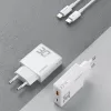 Dudao A30EUL 30W GaN hálózati töltő USB-A / USB-C + USB-C - Lightn-6976625332816 3 kép