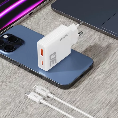 Dudao A30EUL 30W GaN hálózati töltő USB-A / USB-C + USB-C - Lightn-6976625332816 8 kép