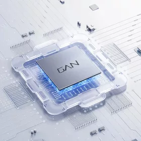GaN Dudao A30EU 30W USB-A / USB-C Fali Töltő - Fehér-6976625332793 2 kép