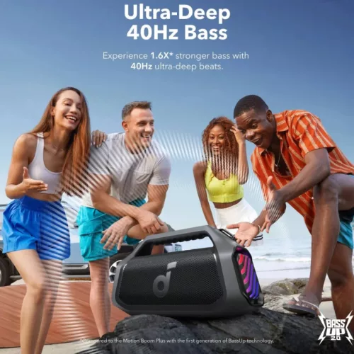 Anker Soundcore Boom 2 Plus Bluetooth Hangszóró, 140W, TWS, RGB, Ví-194644193294 4 kép