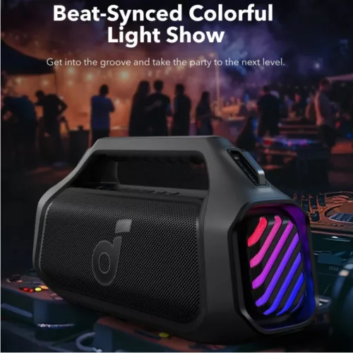 Anker Soundcore Boom 2 Plus Bluetooth Hangszóró, 140W, TWS, RGB, Ví-194644193294 7 kép