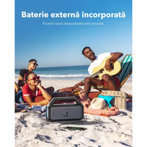 Anker SoundCore Boom 2 új változat Bluetooth hangszóró, 80 W, TWS,-194644255510 10 kép