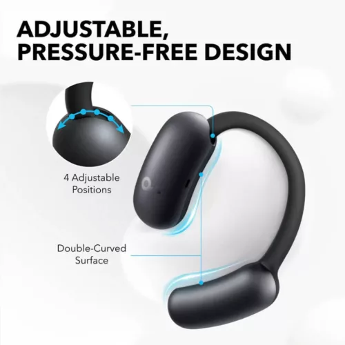 Anker SoundCore AeroFit 2, Fekete A3874G11 Vezeték nélküli fülhall-194644298876 5 kép