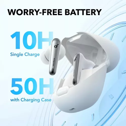 Anker SoundCore Liberty 4 NC, Fehér A3947G21 fülhallgató, bluetooth-194644132118 5 kép