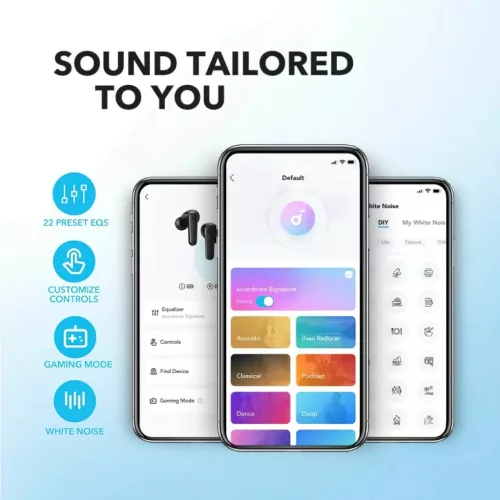 Anker SoundCore R50i, Fekete bluetooth fülhallgató-194644126100 6 kép