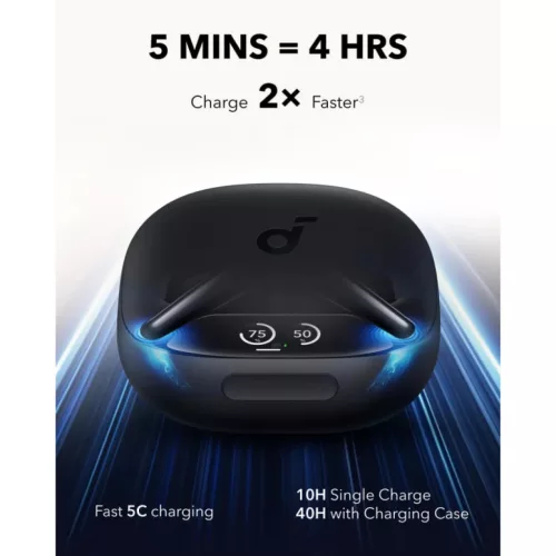 Anker Soundcore Liberty 4 Pro, Fekete Vezeték nélküli fülhallgató-194644294250 7 kép