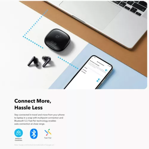 Anker SoundCore Liberty 4 Pro NC, Fekete A3954GF1-194644298272 6 kép