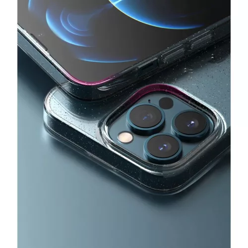 iPhone 13 Pro Ringke Air ultravékony TPU gél tok flitteres átlátsz-8809818843883 1 kép