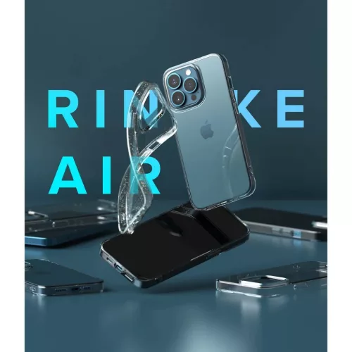 iPhone 13 Pro Ringke Air ultravékony TPU gél tok flitteres átlátsz-8809818843883 3 kép