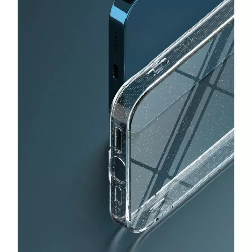 iPhone 13 Pro Ringke Air ultravékony TPU gél tok flitteres átlátsz-8809818843883 6 kép
