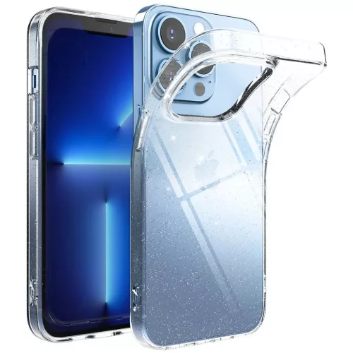 iPhone 13 Pro Ringke Air ultravékony TPU gél tok flitteres átlátsz-8809818843883 9 kép