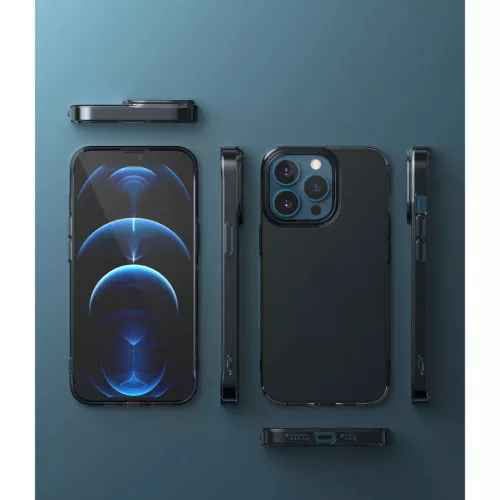 iPhone 13 Pro Max Ringke Air ultravékony tok füstfekete (A554E53)-8809818843005 6 kép