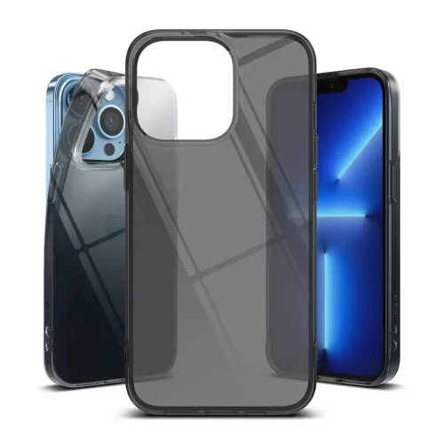 iPhone 13 Pro Max Ringke Air ultravékony tok füstfekete (A554E53)-8809818843005 8 kép