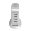 Dudao 5x USB töltő beépített EU tápkábellel fehér (A5EU)-6977196682638 7 kép