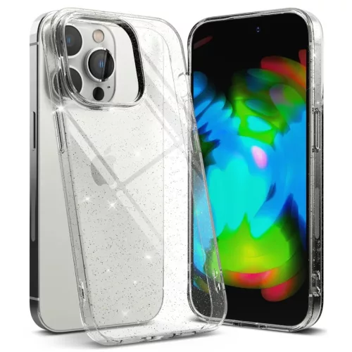 iPhone 14 Pro Max Ringke Air ultravékony TPU gél tok flitteres átl�-8809881262284 3 kép