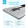 USB-C to USB-C Cable Anker Zolo, 240W, 1.8m, Black A8060H12 -194644209223 2 kép