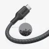 USB-C to USB-C Kábel Anker 544, 140W, 1.8m, Fekete A80F6H11-194644124236 2 kép