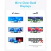USB-C Hub Anker, 1 x USB-A 3.2 - 3 x USB-A - 1 x USB-C - 2 x HDMI, Sz�-194644227555 4 kép