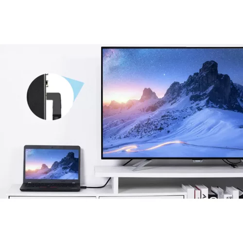Vention AAQBG 1,5m HDMI Kábel, 270° Szögben Hajlított, 4K 60Hz (fe-6922794745353 6 kép