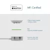 Apple Watch MFi mágneses vezeték nélküli töltő USB-C csatlakozá-6936231400071 5 kép