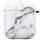 AirPods 1/2 márvány mintás tok fehér Alphajack (AC17)- 1 kép