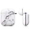 AirPods 1/2 márvány mintás tok fehér Alphajack (AC17)- 2 kép