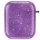 AirPods 1/2 lila csillogós mintás tok Alphajack (AC42)- 1 kép