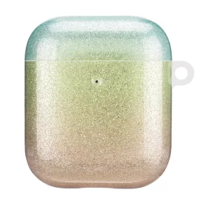 AirPods 1/2 színátmenetes glitter tok Alphajack (AC50)- 1 kép